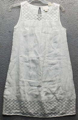Cynthia Rowley Shift Dress Womens XS White Linen Crochet Lace Trim Sleeveless | eBay Cynthia Rowley Shift Dress Womens XS White Linen Crochet Lace Trim Sleeveless | eBay