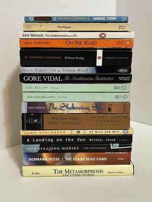 Existential Lit Lot Albert Camus Hermann Hesse Franz Kafka John Steinbeck Orwell