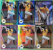 (6) Reed Trimble 2021 Panini Prizm Draft Picks #PDP65 Blue Pink Silver Green +