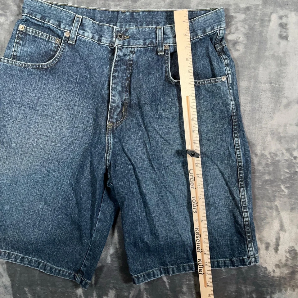 Pantalones Cortos Hurley De Colección Para Hombres 33 Pantalones Cortos Denim Pintor Walkshort Carpintero EE. UU. Y2K Foto 3 de 4