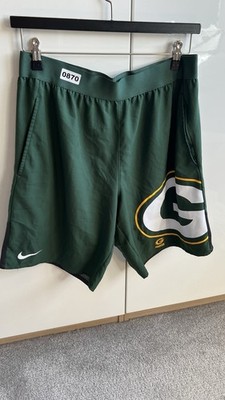 Nike NFL Green Bay Packers Dri-FIT Trainingsshorts Herren mit Taschen Gr. XL