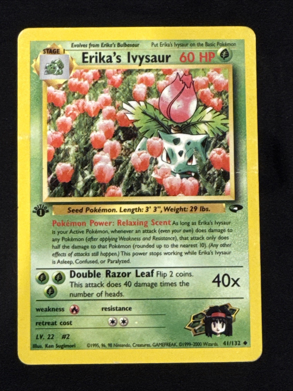 Erika's Ivysaur 41/132 Gym Challenge First Edition