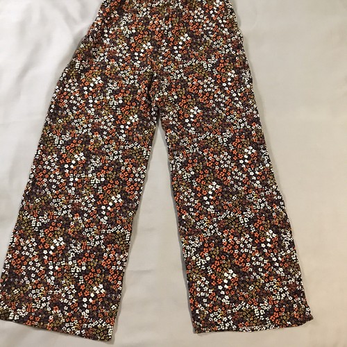 Art Class Tank Romper Girls Medium 7-8 Years Multicolor Wide Leg Floral - Picture 4 of 12
