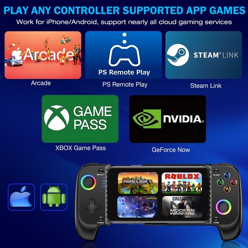 Android&iOS Controller Phone Controller for iPhone/Android with Hall Joystick - Picture 3 of 8