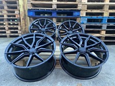 4x RANGE ROVER VOGUE SPORT L405 L494 22” GLOSS BLACK, SPIDER ALLOY WHEELS
