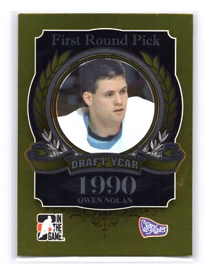2013 In the Game Draft Prospects Limited Variant Gold /10 Owen Nolan