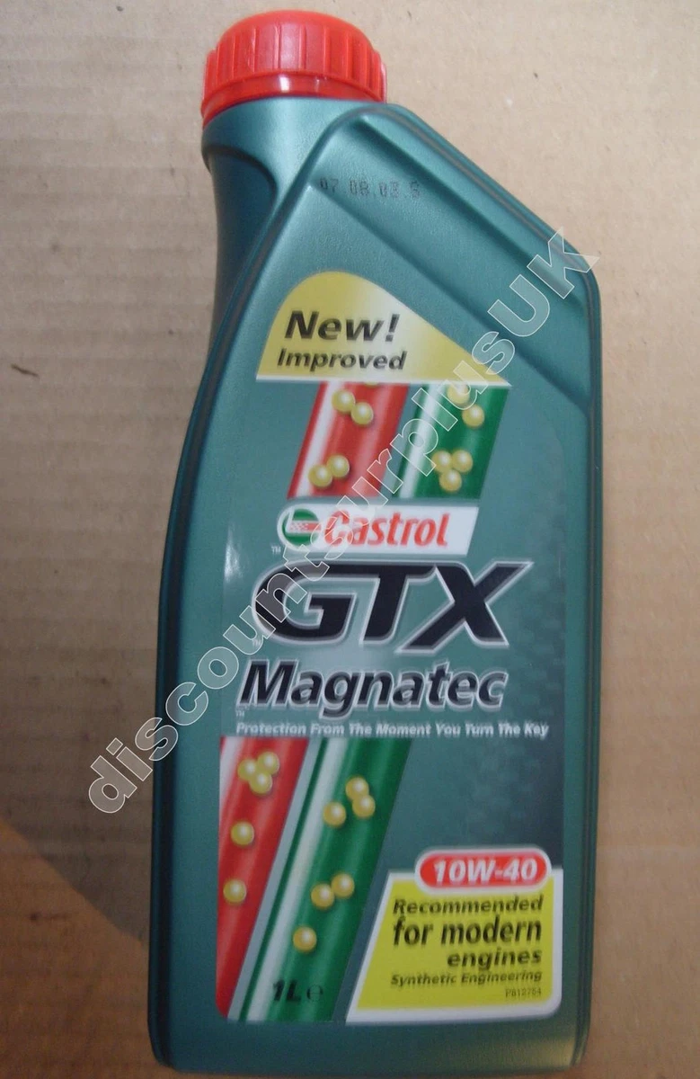 CASTROL GTX MAGNATEC 10W 40 1Litre FULLY SYNTHETIC ENGINE OIL