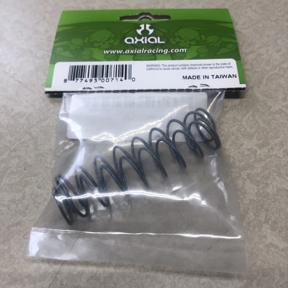 New Axial SCX10 XR10 Wraith EXO 14x70mm Shock Spring Firm 3.27 lbs/in Yellow (2) - Image 2 of 2