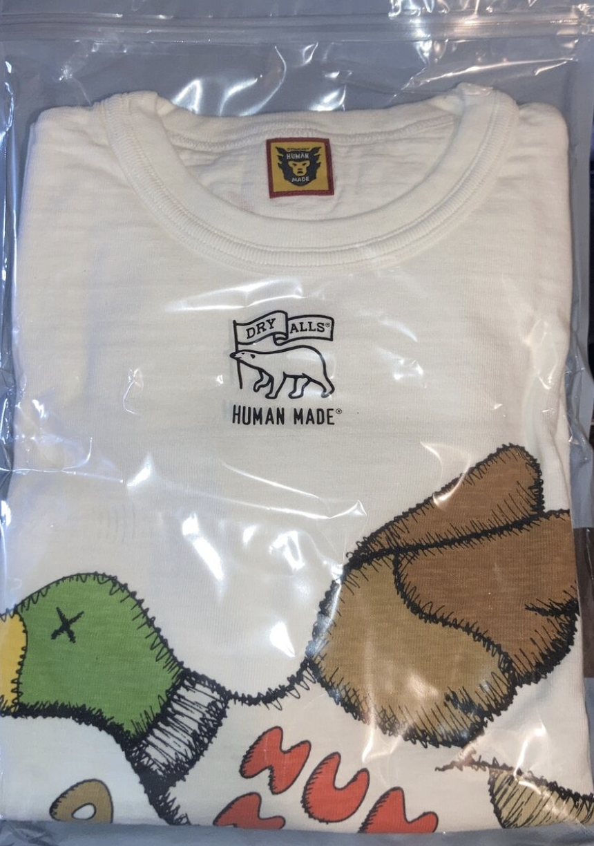 KAWS x Human Made #2 'Duck' Tee White - KHM2DTW