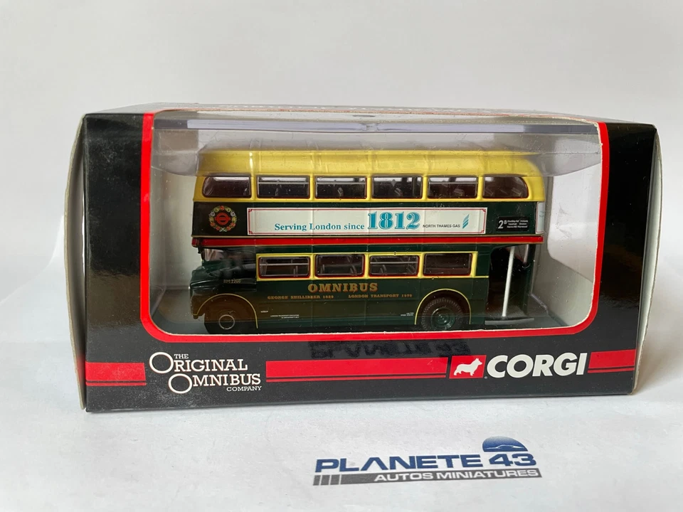 CORGI OM46305B ORIGINAL OMNIBUS RM SHILLIBEER 2B VICTORIA DUAL DESTINATION 1:76 - Photo 2/4