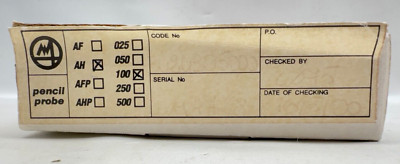 MARPOSS  PENCIL PROBE AH100 3424305000 , TESTAR PENCIL PROBE