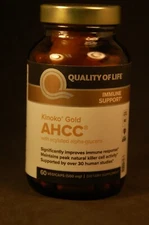 Quality of Life Kinoko Gold AHCC 60 VegiCaps 500mg