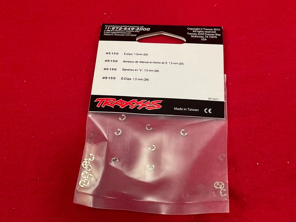 Traxxas 5150 E-Clips 1.5 mm (24) t-maxx 1/16 E-Revo Slash Rally Summit Fiesta - Image 3 of 3