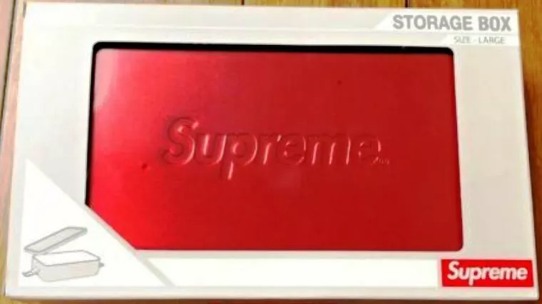 Supreme SIGG Large Metal Storage Box Plus Red SS18 NEW
