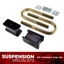 4 Rear Lift Kit Blocks W U-bolts For 1997-2004 Ford F150 2wd