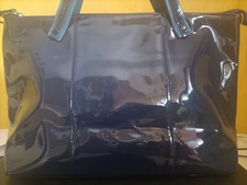 Borsa Carpisa vernice blu 