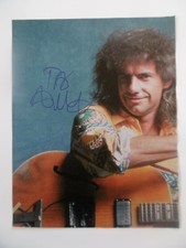 Pat Metheny Autogramm signed A4 Magazinbild