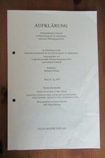 Curriculum Vitae. Fundstücke und Nachträge zur Biographie Ernst Platners