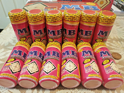 12 x 85g MB verbesserte Qualität Carom/Carrom Karton Pulver Flasche extra glatt