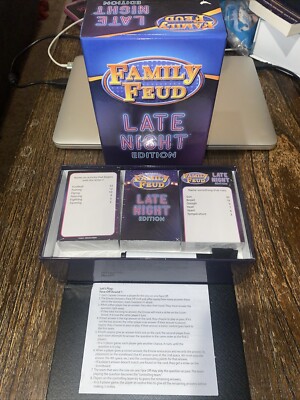 Family Feud Late Night Edition Adult Game Cardinal Box Board Game: NEW