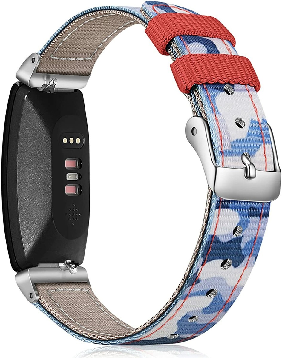 For Fitbit Inspire 2/Inspire HR/Inspire Soft Nylon Sport Band