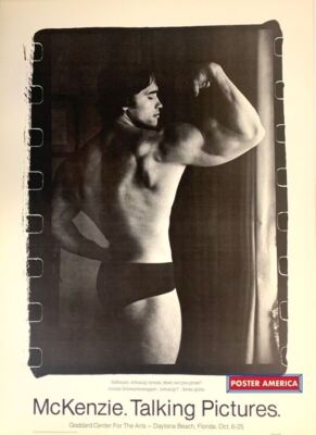 Arnold Schwartzenneger Mckenzie Talking Pictures 1980 Vintage Poster 22 x 28