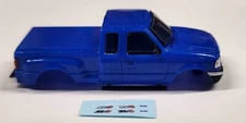 Road Race Replicas / Nu-Rora Sport Pickup HO Scale Slot Car Body - Blue - RRR