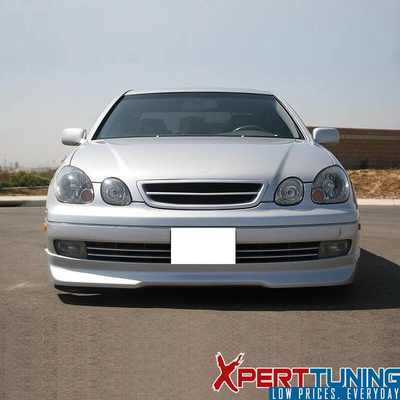 Fits 98-05 Lexus GS300 GS400 GS430 Sedan GR Front Bumper Splitter Unpainted PU Foto 2 de 4