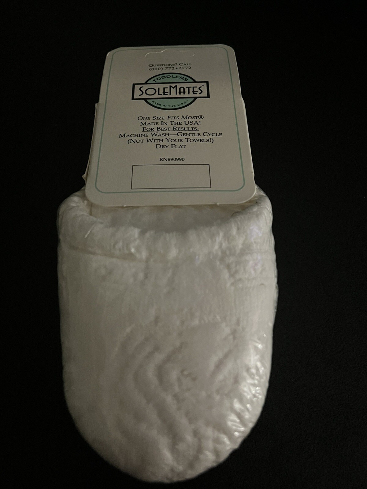 SAOLA SoleMates Vintage Bambini Antiscivolo Spa Sole OSFM Nuovo Mai