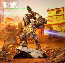 Perfect Blizzard Overwatch Reinhart 65cm Statue Figure In Stock New Toys