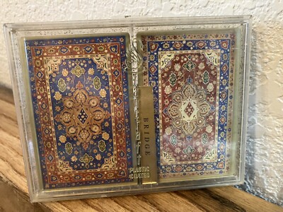 Stancraft Double Deck Bridge Cards With Container