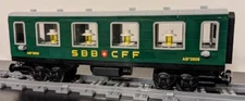 Custom Train Crocodile Coach Car For 10277 -Please Read Item Description-