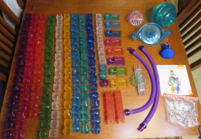 Q-BA-MAZE 2.0 STUNTS Marble Maze Lot ~ Ultimate Stunt Tower & Mega Stunt Set