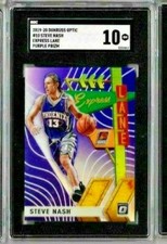 2019-20 Panini Donruss Optic Steve Nash Express Lane Purple Prizm SGC 10