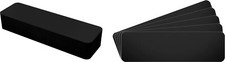  30 CD Disc Jewel Case Shelf Divider Cards - 2"x6-3/4" - Black HEAVY DUTY 40mil