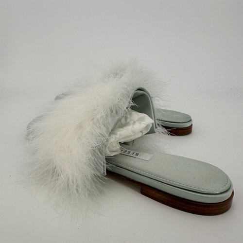 Zapatos para dormir para mujer como nuevos Manon Mulas plumas desmontables talla 36 5-5,5 - Imagen 8 de 11