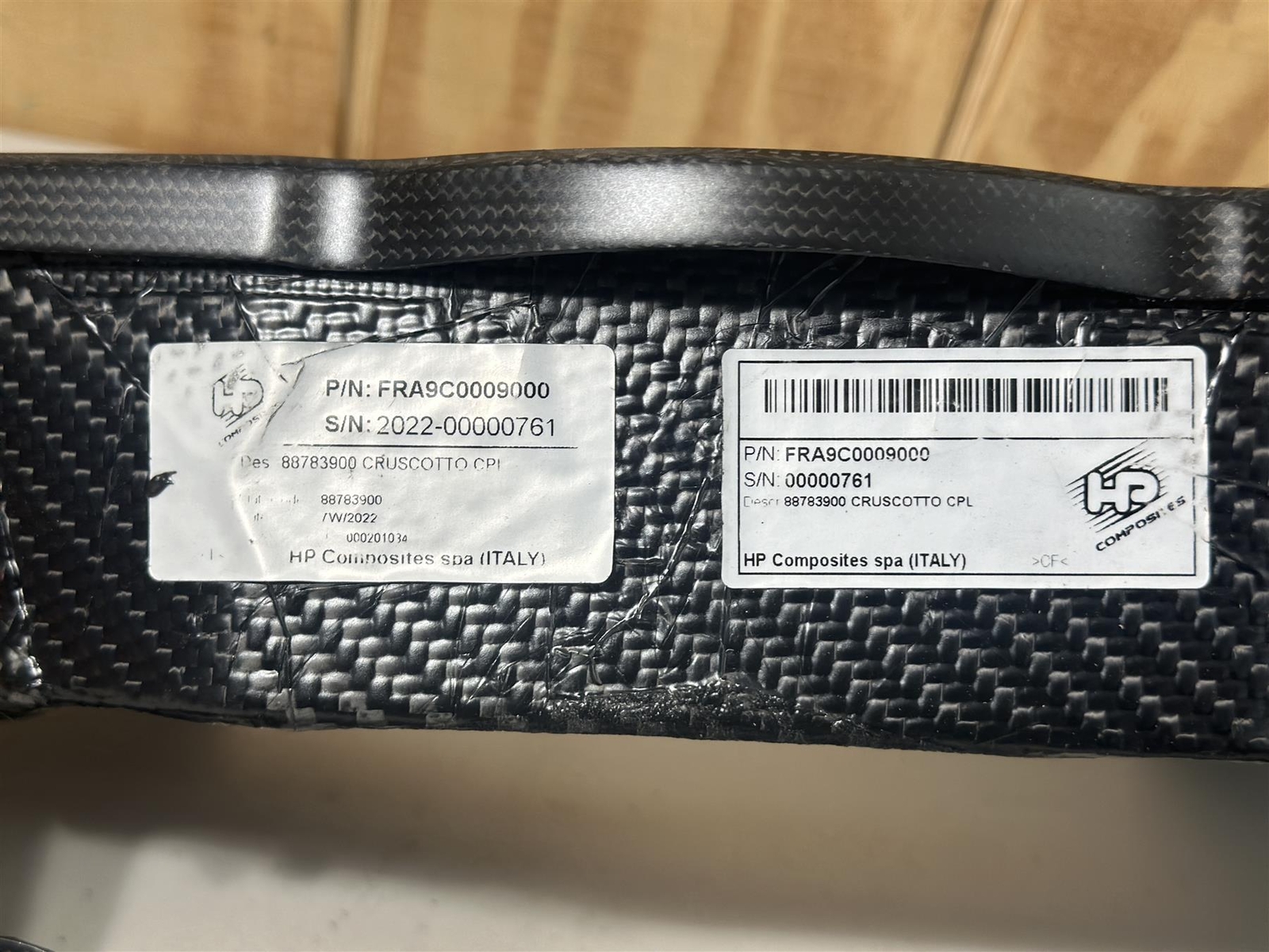 2022 Ferrari 488 Evo Challenge Dashboard Carbon Fiber Speedometer Vent 88783900
