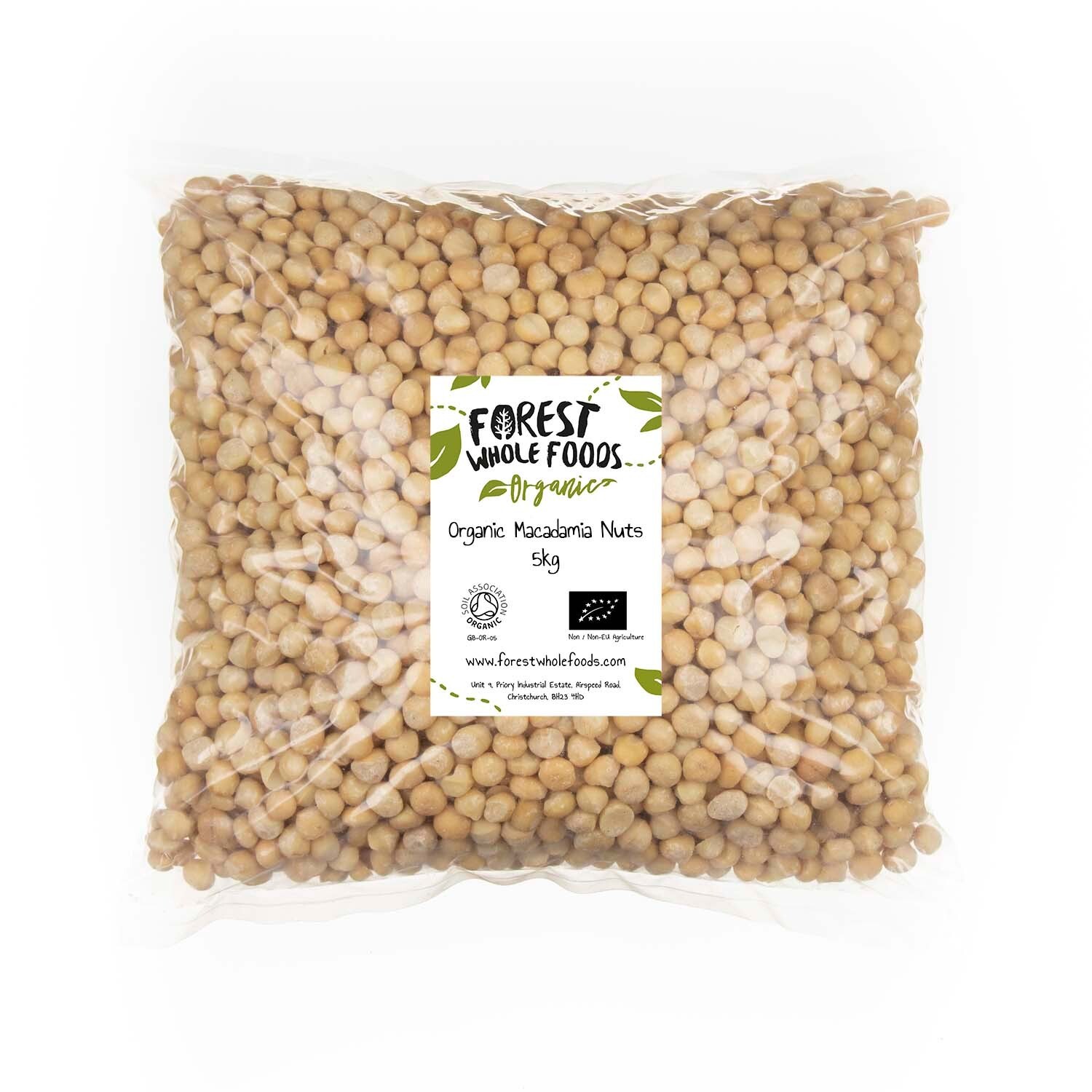 Organic Macadamia Nuts 5kg - Forest Whole Foods