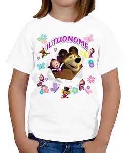 t shirt masha e orso