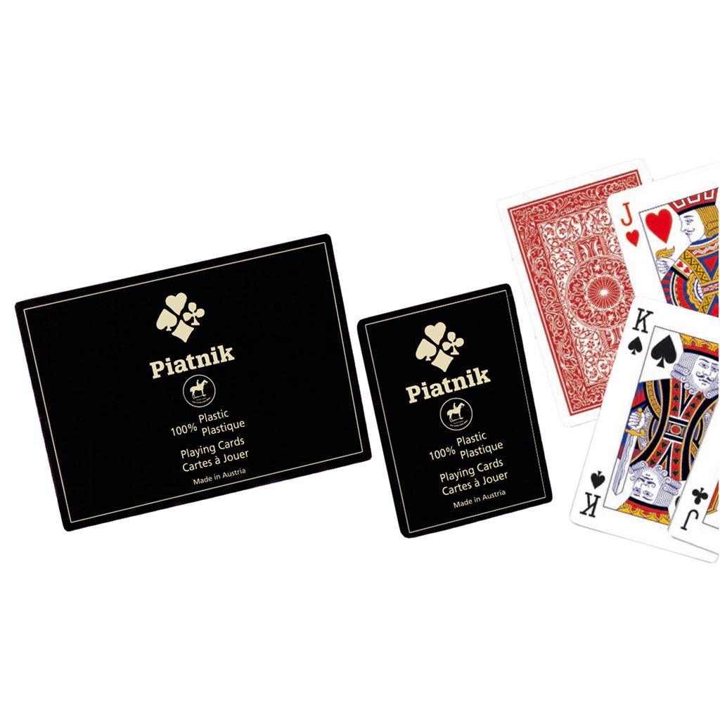 Plastic Cards - Double Deck Playing Cards Great Gift for Him Her Card Games