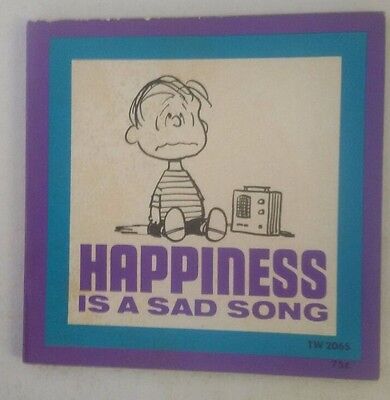 Happiness is a Sad Song Paperback – 1967 by Charles M. Schulz  (Author)