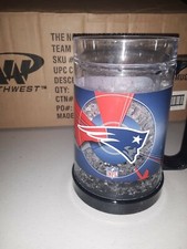 New England PATRIOTS 16oz Crystal Freezer Mug, rare design,NFL shelf6