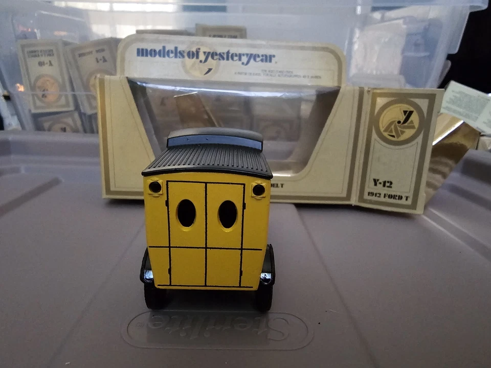 Спичечный коробок модели прошлых лет Y-12 Ford модель T Suze A La Gentiane грузовик - Изображение 4 из 4