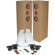 TriTrix MTM TL Speaker Components And Cabinet Kit Pair