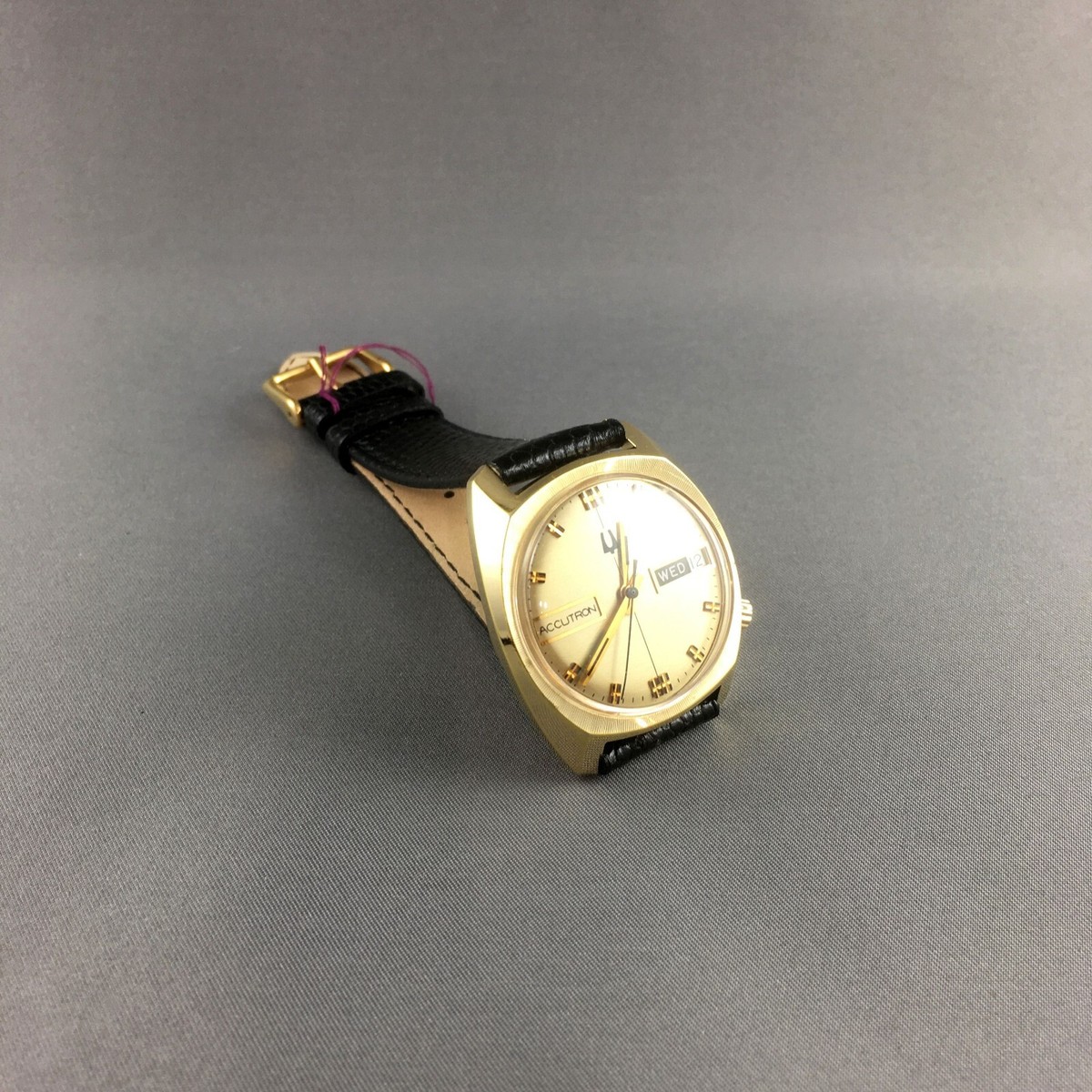 Vintage Bulova Accutron Day Date 10k Rolled Gold Watch Ref. N3 | eBay