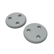 Chevrolet Cobalt 2005-2010 Sun Visor Delete Plates Blank Pair