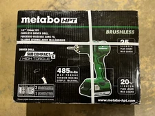 NEW Metabo HPT 1/2" 18V Brushless Sub-Compact Cordless Driver/Drill #DS18DDX