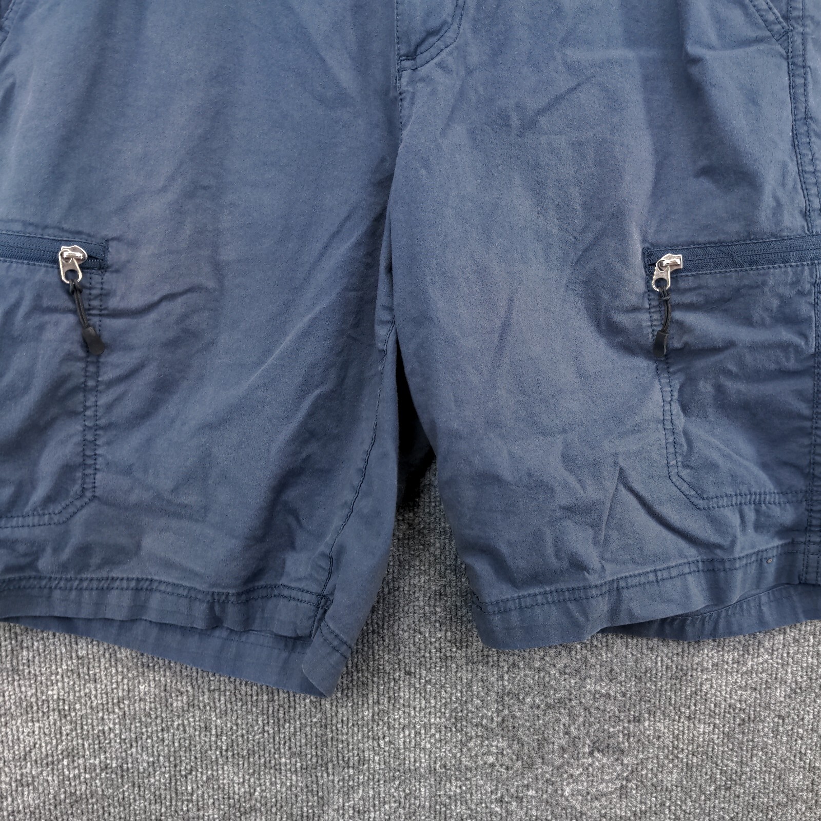 Urban Pipeline Mens Super Flex Cargo Shorts Blue Size… Gem