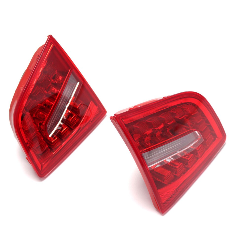 Pair Inner Tail Turn Signal Light Rear Brake Warning Lamp For Audi A6