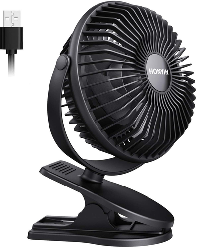 Portable Clip on Fan, 6 Inch Small Fan 